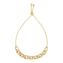 Adjustable Chain Bracelet in 14k Yellow Gold (5.00 mm) | - Forever in Harmony