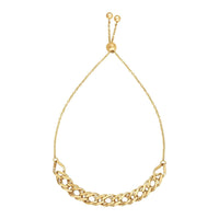 Adjustable Chain Bracelet in 14k Yellow Gold (5.00 mm) | - Forever in Harmony