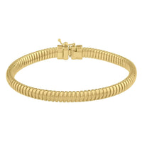 14k Yellow Gold Tubogas Bracelet (5.00 mm)