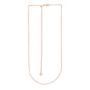 14k Rose Gold Adjustable Wheat Chain (1.00 mm) | - Forever in Harmony