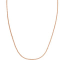 Double Extendable Cable Chain in 14k Roee Gold (1.40 mm)