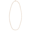 Double Extendable Cable Chain in 14k Roee Gold (1.40 mm)