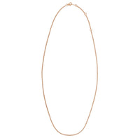 Double Extendable Cable Chain in 14k Roee Gold (1.40 mm)