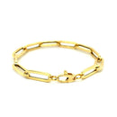 14K Yellow Gold Extra Wide Paperclip Chain Bracelet (6.10 mm) | - Forever in Harmony