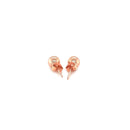 14k Rose Gold Round Stud Earrings (5mm)