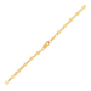 14k Yellow Gold Bracelet with Polished Circles (3.90 mm) | - Forever in Harmony