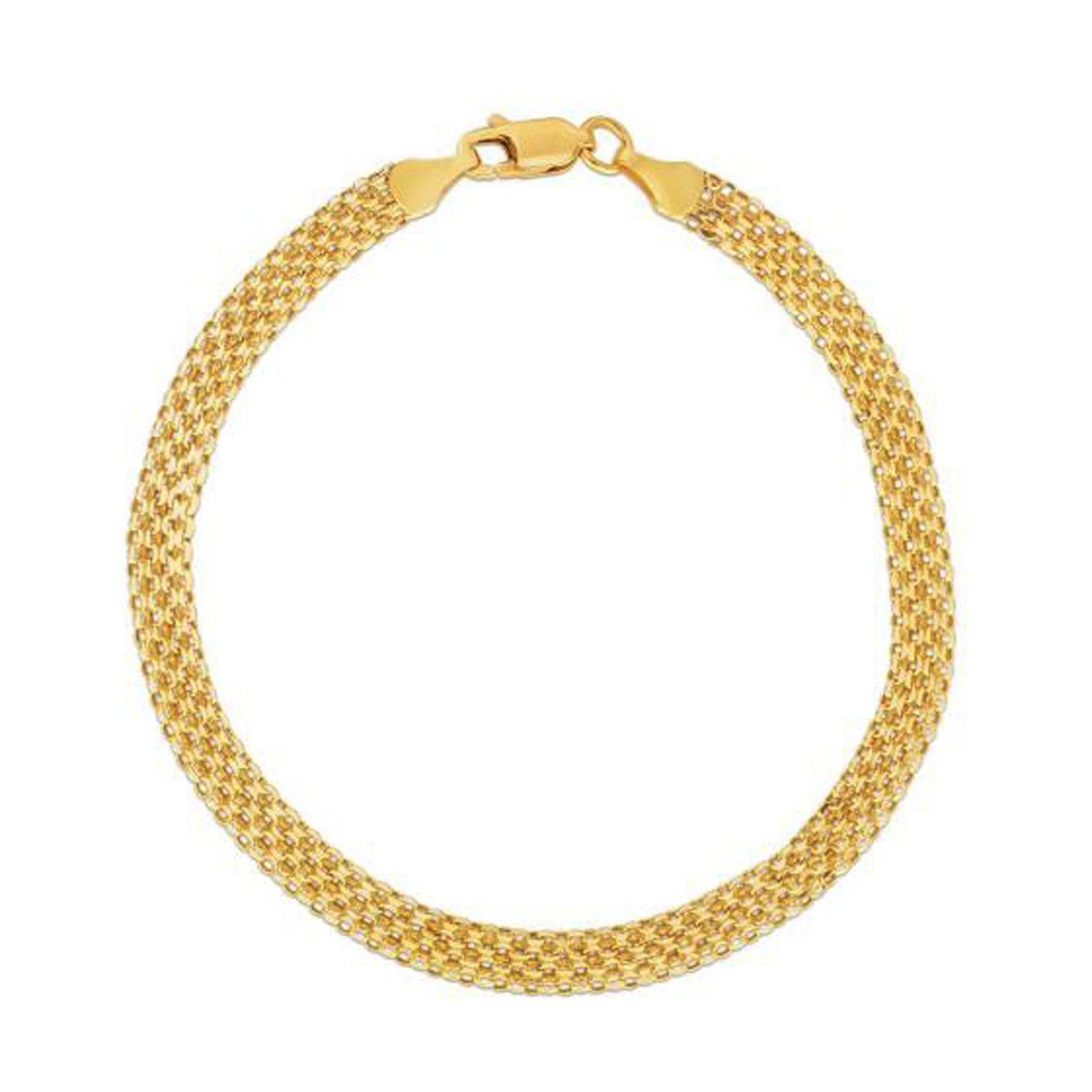 14k Yellow Gold Bismark Bracelet (4.70 mm) |