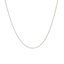 10k White Gold Wheat Chain 0.6mm | 18''