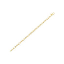 14k Yellow Gold La Goccia Link Bracelet (5.00 mm) | - Forever in Harmony