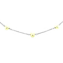 14k White Gold Necklace with White Pearls | - Forever in Harmony