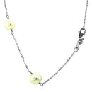 14k White Gold Necklace with White Pearls | - Forever in Harmony