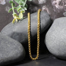 14k Yellow Gold Round Box Chain (3.4 mm)