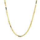 14k Yellow Gold Semi Solid Box Chain (1.80 mm)