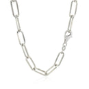 Sterling Silver Paperclip Chain Necklace