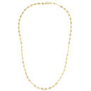 14k Yellow Gold Necklace with Polished Circles | 18''