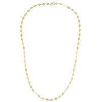 14k Yellow Gold Necklace with Polished Circles | 18''