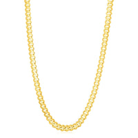 14k Yellow Gold High Polish Modern Lite Edge Chain (8.00 mm) | - Forever in Harmony