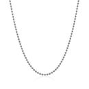 14k White Gold Bead Chain 1.5mm (1.50 mm)