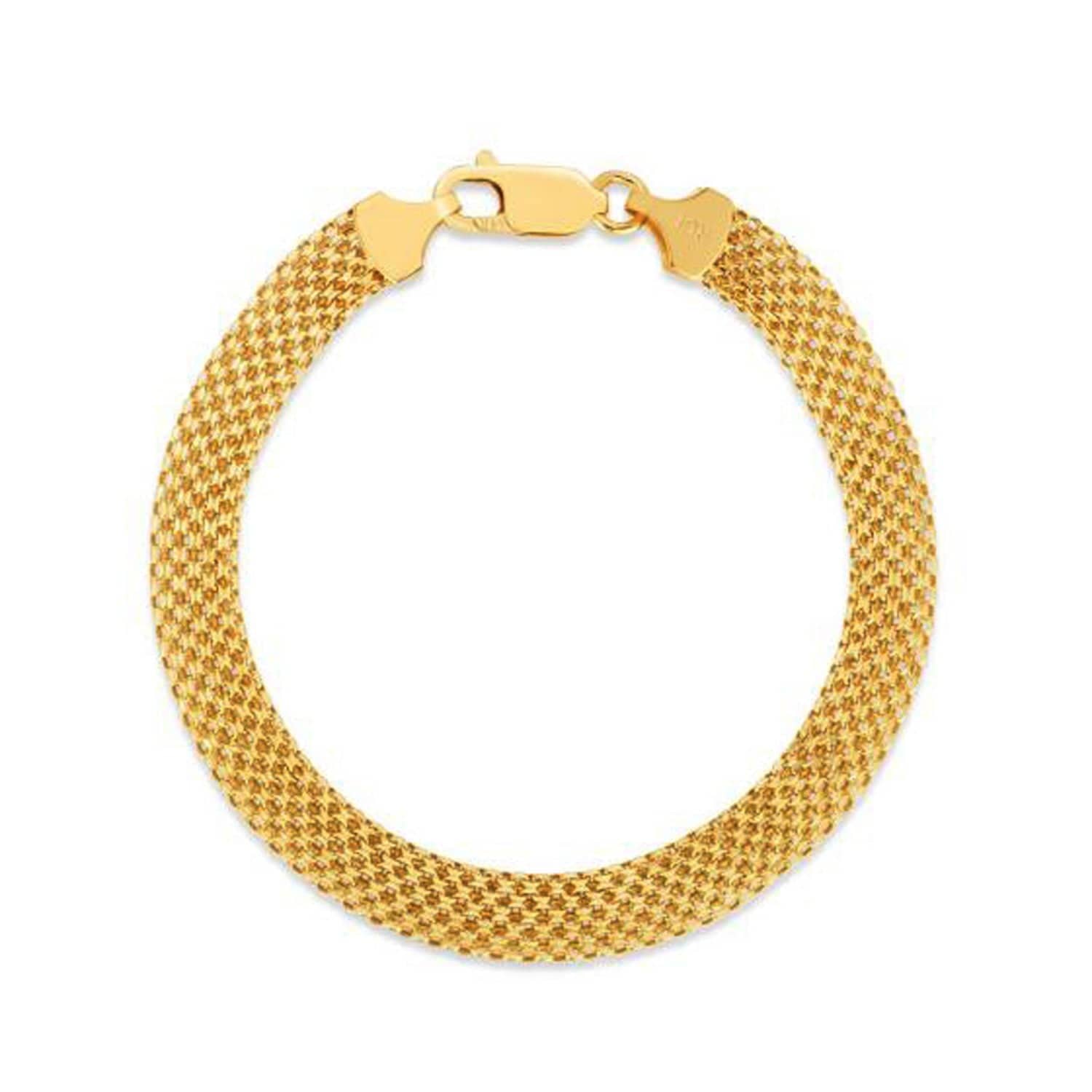 14k Yellow Gold Bismark Bracelet (7.00 mm) |