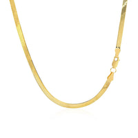 Imperial Herringbone Chain in 10k Yellow Gold (2.80 mm) | - Forever in Harmony