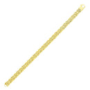 14k Yellow Gold Byzantine Style Chain Bracelet (7.20 mm) | 7.25''