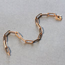 14K Rose Gold Bold Paperclip Chain Bracelet (4.20 mm) | - Forever in Harmony