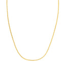 Double Extendable Cable Chain in 14k Yellow Gold (1.40 mm) | - Forever in Harmony