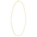 Double Extendable Cable Chain in 14k Yellow Gold (1.40 mm) | - Forever in Harmony