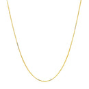 Double Extendable Box Chain in 14k Yellow Gold (0.51 mm)