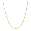 18k Yellow Gold Round Cable Link Chain (1.50 mm)