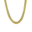 10k Yellow Gold Classic Miami Cuban Solid Chain (4.90 mm) | - Forever in Harmony