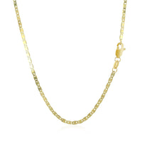 10k Yellow Gold Mariner Link Chain (1.70 mm) | 16''