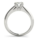 14k White Gold Double Prong Set Solitaire Diamond Engagement Ring (1 cttw) - Forever in Harmony