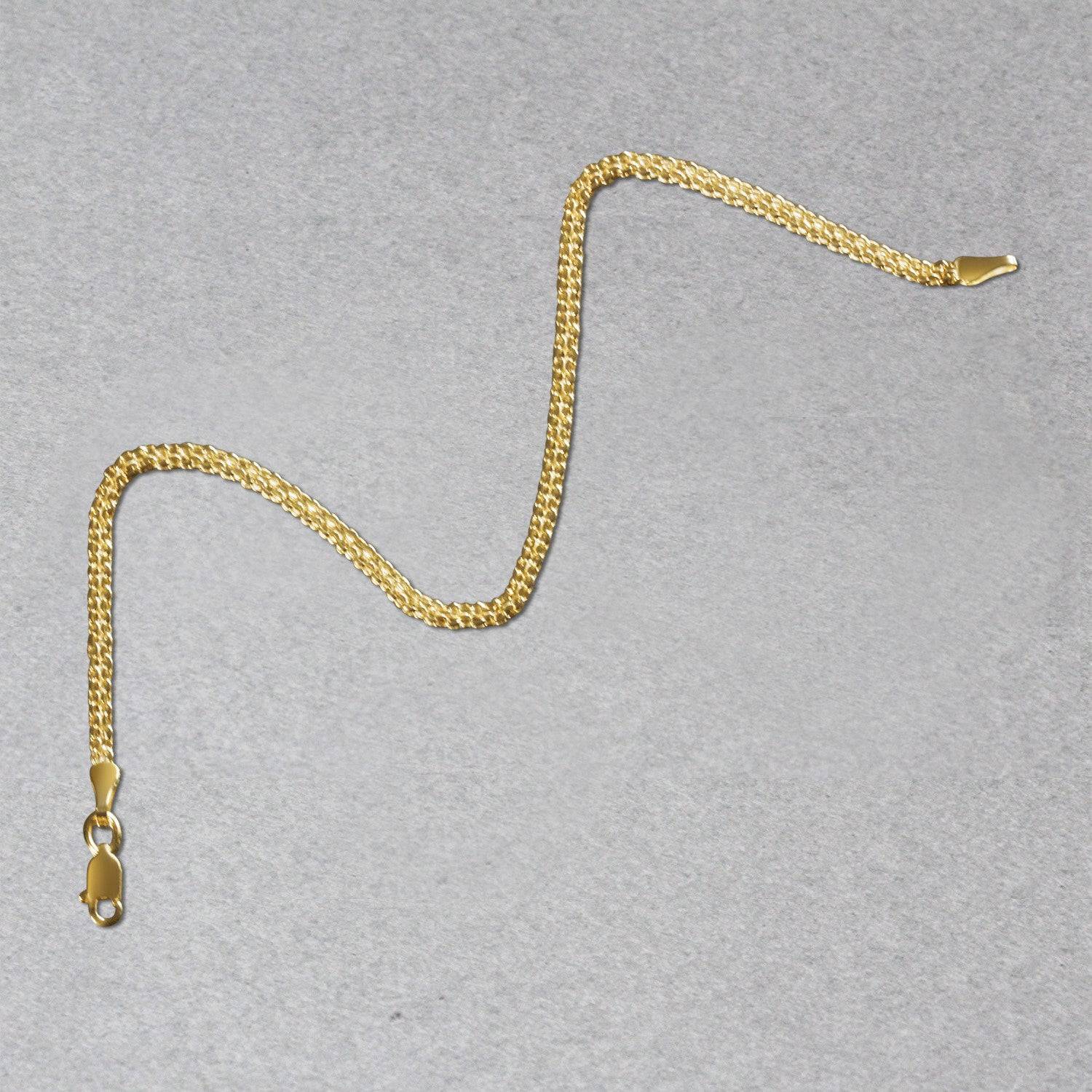 14k Yellow Gold Bismark Bracelet (2.50 mm) | 7.25