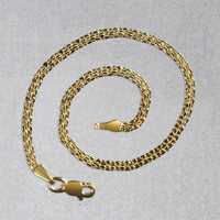 14k Yellow Gold Bismark Bracelet (2.50 mm) | 7.25