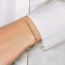 14k Yellow Gold Bismark Bracelet (2.50 mm) | - Forever in Harmony