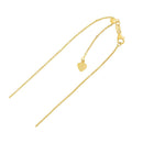 Adjustable Cable Chain in 14k Yellow Gold (0.97 mm) | 22''