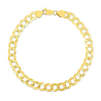 10k Yellow Gold Curb Bracelet (7.00 mm) | 8.5''