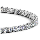 Lab Grown Round Diamond Tennis Bracelet in 14k White Gold (4 cctw F/G  VS2/SI1) - Forever in Harmony