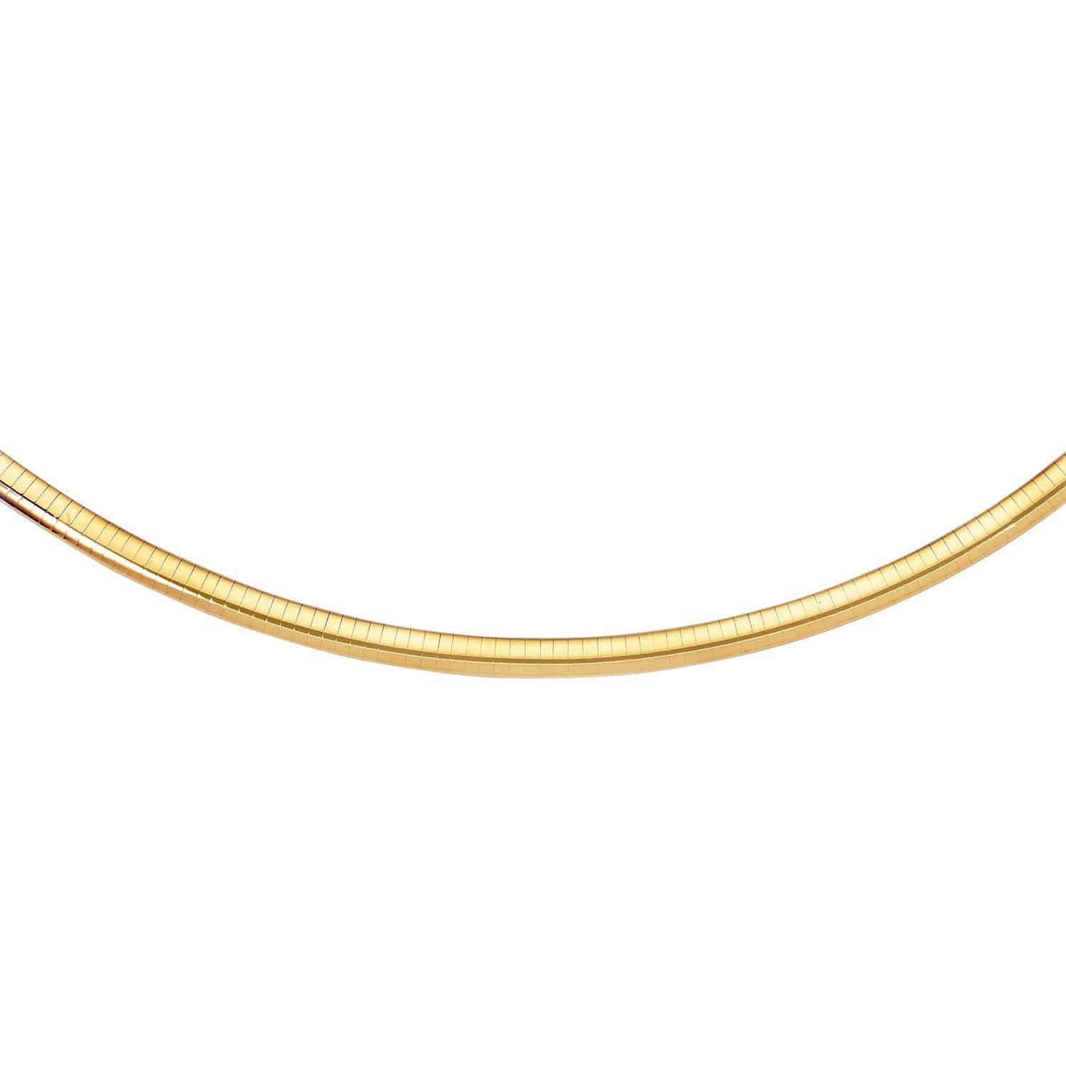 14k Yellow Gold Classic Omega Bracelet (6.00 mm) |