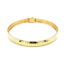 14k Yellow Gold Classic Omega Bracelet (6.00 mm) | - Forever in Harmony