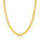 10k Yellow Gold Semi Solid Miami Cuban Chain (6.10 mm) | - Forever in Harmony