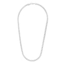 Sterling Silver Rhodium Plated Mariner Chain (6.00 mm)