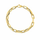 14k Yellow Gold French Cable Link Bracelet  (6.00 mm) | - Forever in Harmony