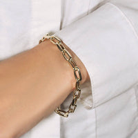 14k Yellow Gold French Cable Link Bracelet  (6.00 mm) | 7.5