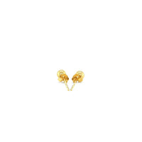 14k Yellow Gold Ball Style Stud Earrings (4mm)