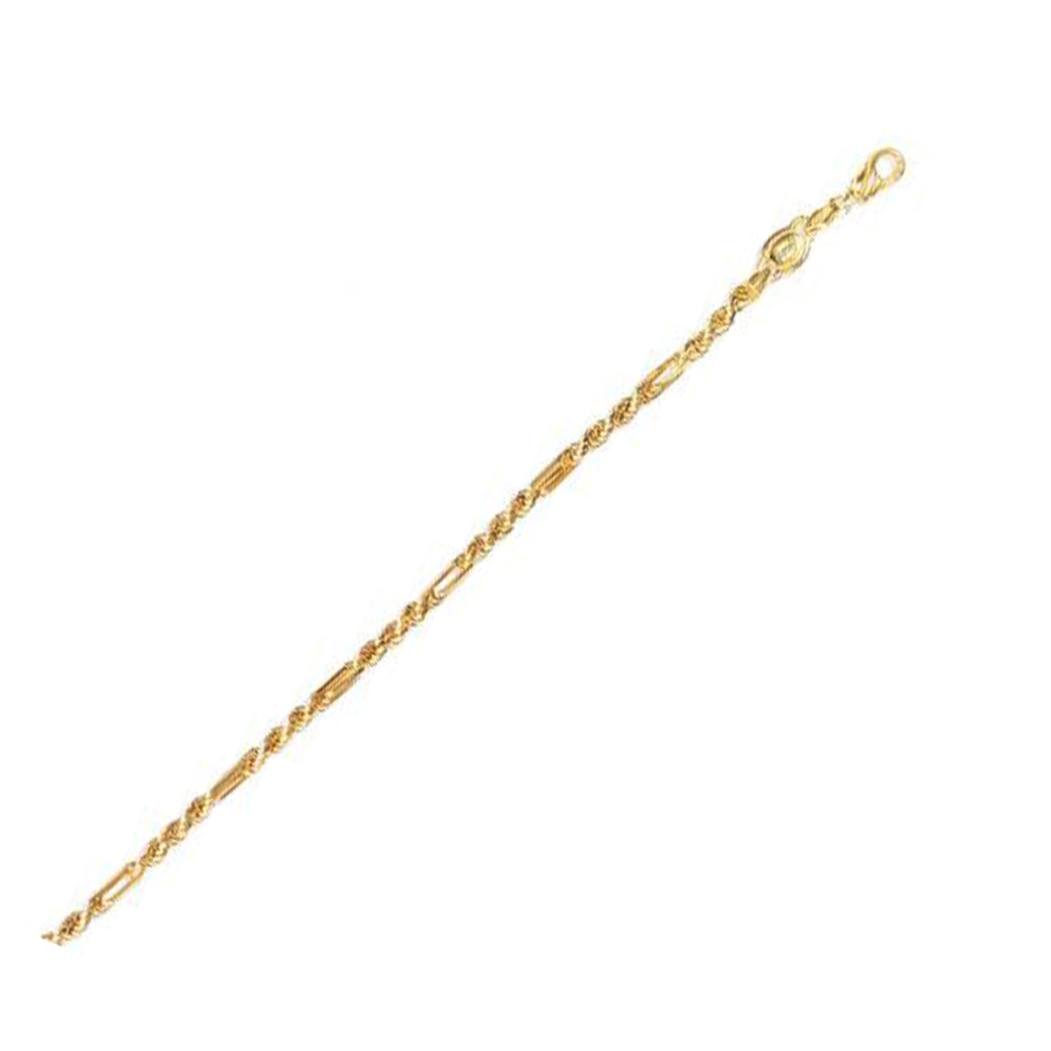 14k Yellow Gold Figa Rope Chain (3.00 mm) |