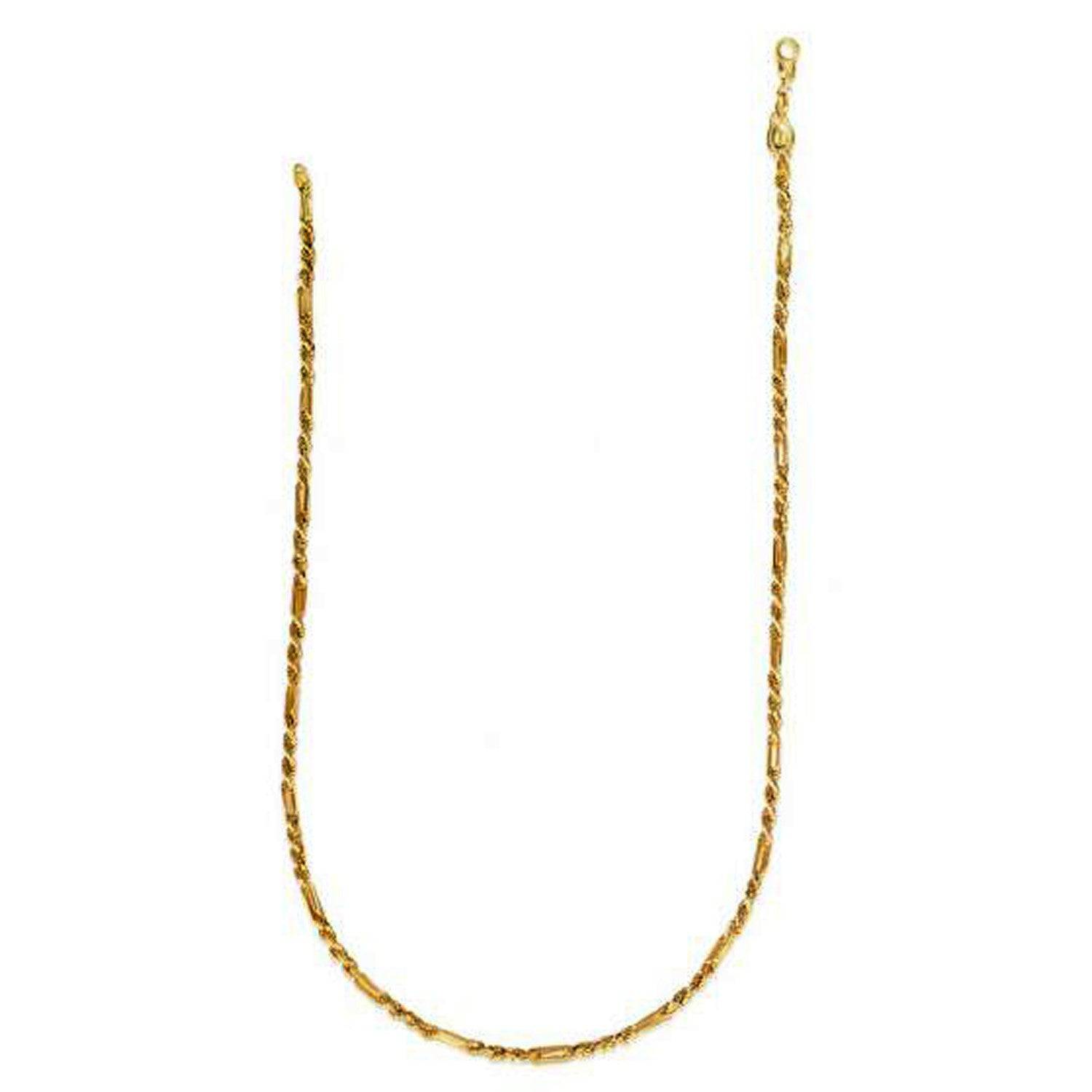 14k Yellow Gold Figa Rope Chain (3.00 mm) |