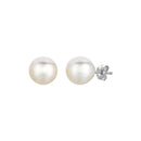 Freshwater Pearl Earrings in Sterling Silver(8mm)