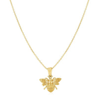 14K Yellow Gold Bee Necklace - Forever in Harmony